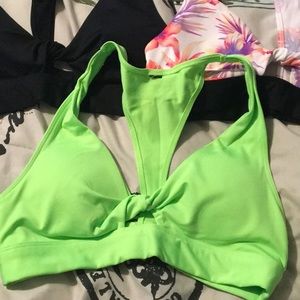 PINK Gym to Swim Bras all Size Medium. Lot of 2